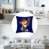 C-Crash B-Bandicoot Kissenbezug Plüschstoff Weich Beidseitiger Druck Sofakissenbezug Dekokissenbezüge