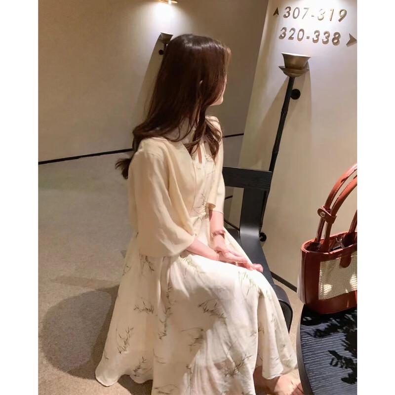 New Chinese Style Floral Sleeveless A-Line Long Dress