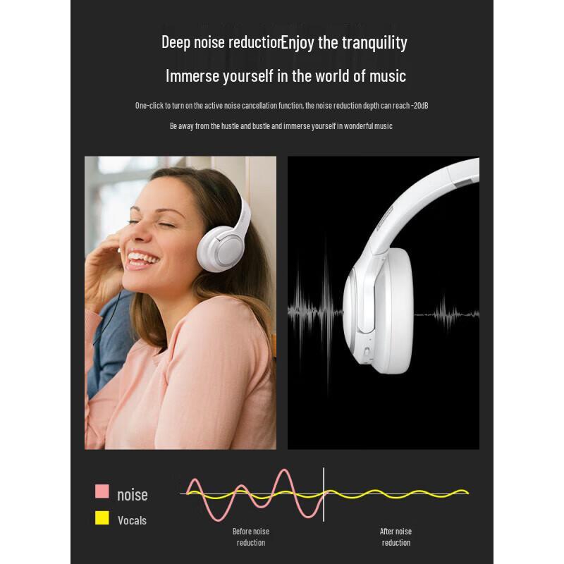 Lenovo TH40 ANC Over-Ear Bluetooth-Kopfhörer
