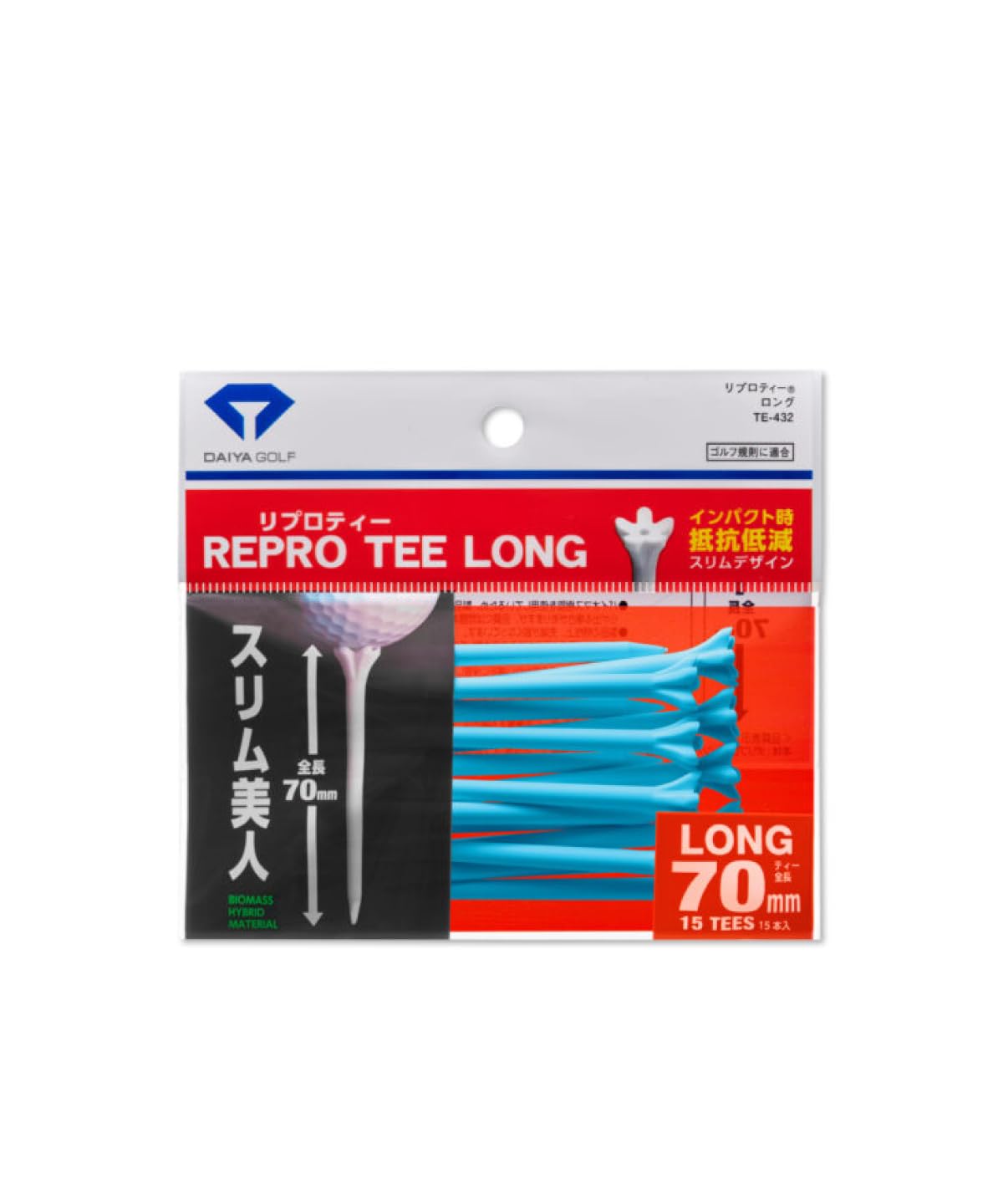 

DAIYA GOLF Repro Tee Long Blue 40 TE-432