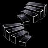 2026 New Hot Sale DECOR Display Stands Holder 5pcs/set Acrylic Clear Polishing Cutting Jewelry Showcase Rack S/M/L/XL