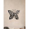 1pc Metal Butterfly Flower Wall Art Decor Iron Hanging Home Living Room Dining Room Bedroom Bathroom Decoration