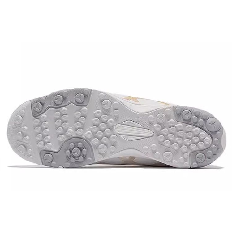 Asics DS Light TF GS White Rich Gold Kids Sneakers 1104A047-122