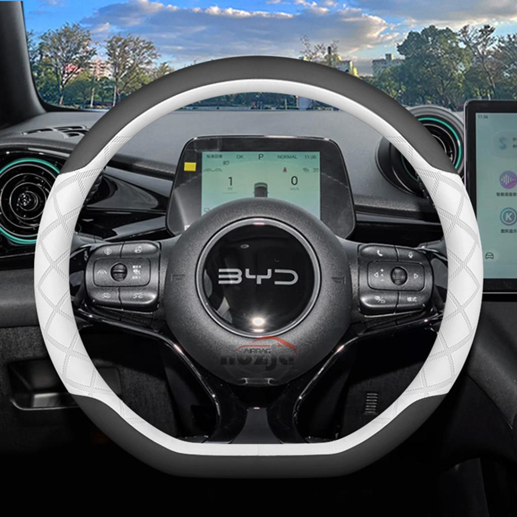 Leder-Autolenkradabdeckung für BYD Sealion 7 King Song Plus Dolphin Mini Song Pro Seagull Seal U 2025 2026 Zubehör