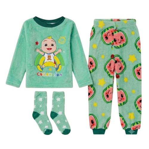 Cocomelon Childrens/Kids Fleece Long Pyjama Set
