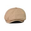 Solid Color Casual Cotton Beret Hat Women Breathable Travel Cap Summer Spring