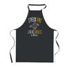 Kitchen Apron - PLANETEE - I Can't Bees Beekeeping - Black - 90x60 Cm - Printed In France