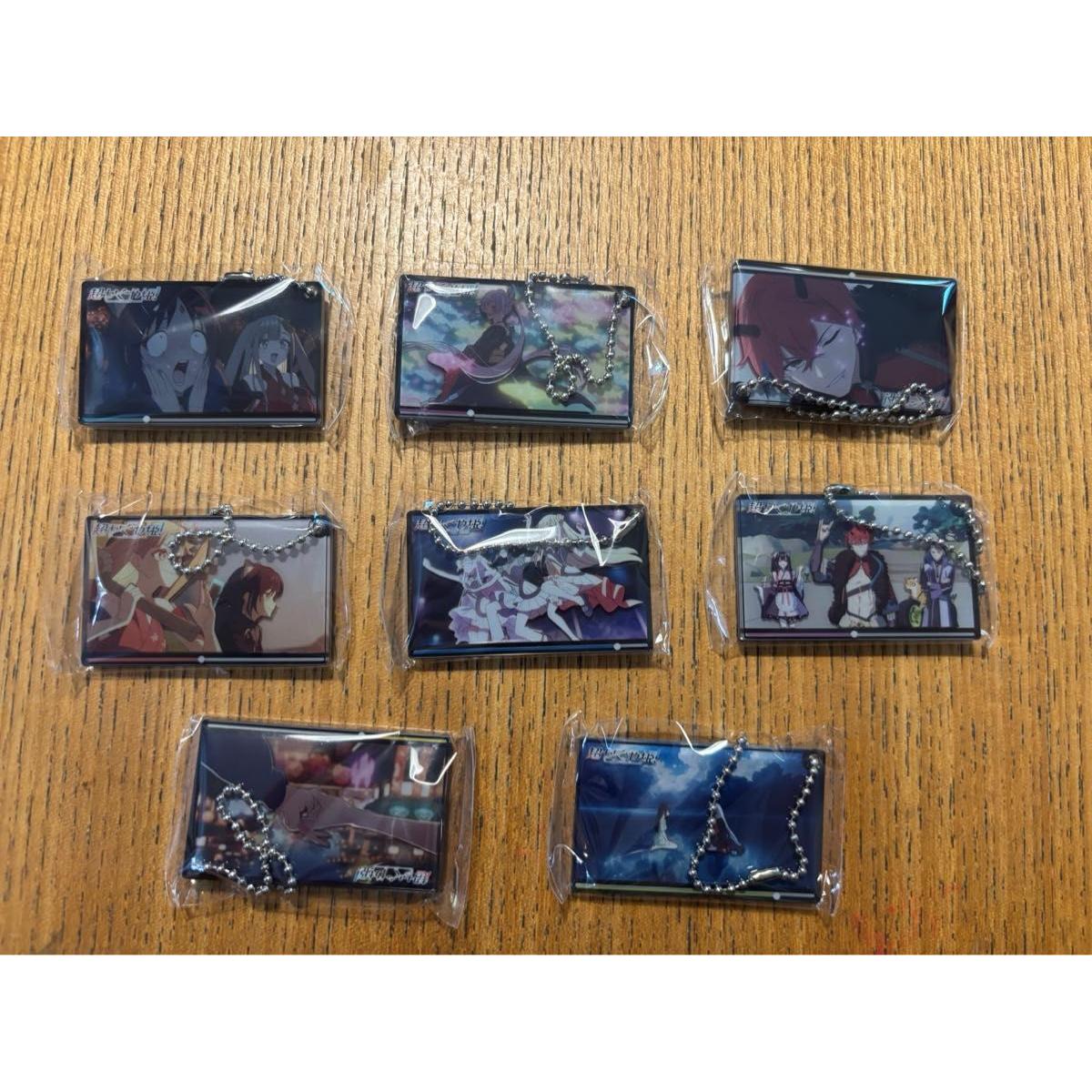 Used Super Kaguya Hime famous scene acrylic key chain gacha 8 types