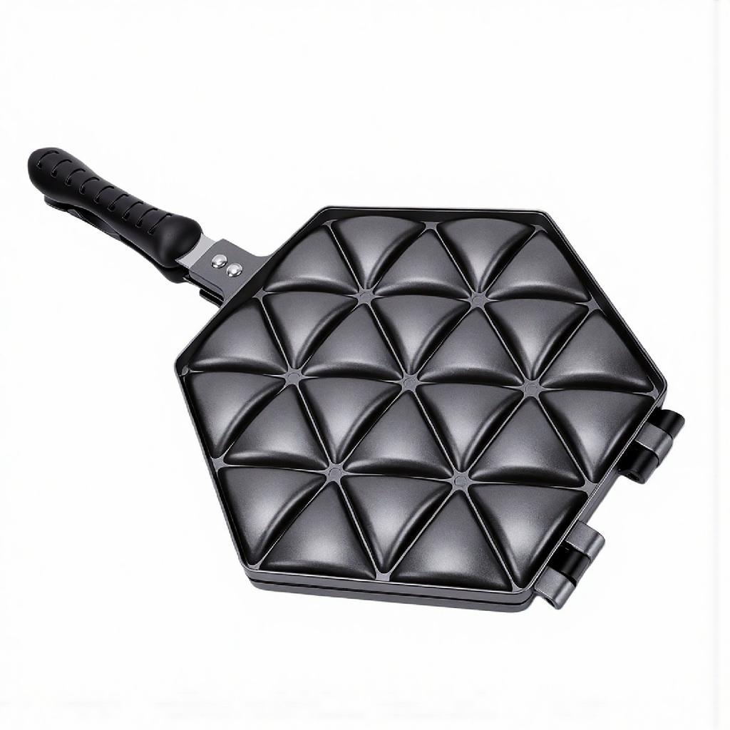 Samosa-maker Pan Non-stick Aluminiumlegering Stekeplate Varmes Raskt Jevnt Multibruk Matlaging