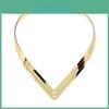 Fashionable V Shaped Women Metal Collar Necklace For Enthusiasts Fashion