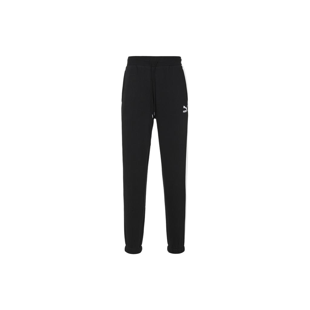Puma Fleece-Lined Warm Training Breathable and Durable Running Pants Men Bottoms Black 530373-01