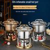 Jiakangming Portable 304 Stainless Steel Gas Hotpot