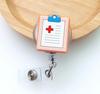 1PCS Nurse Work Card Holders Retractable Badge Reels Cute Cartoon Badge Reels Doctor ID/IC Card Holder Hospital Supplies