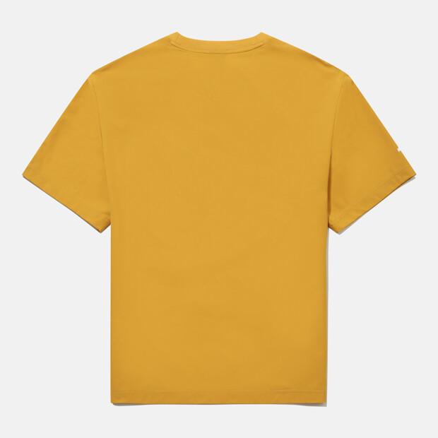 DESCENTE Stretch Woven Short Sleeve T-Shirt Yellow Sr221Uts44