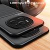 Magnetic PU Leather Case For Honor Magic 6 Pro Back Cover Matte Silicone Full Protection Phone Case For Honor Magic6 Pro 5G 6Pro