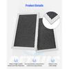 Urngowuy 2Pcs Microwave Charcoal Filter Fit for GE JVM6175EK5ES JVM6175SK5SS JVM6172SK5SS JVM6175YK5FS