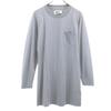 MM6 Made In Italy Kokonoe Long Sleeve Knee-length Dress M Gray Margera Women Used