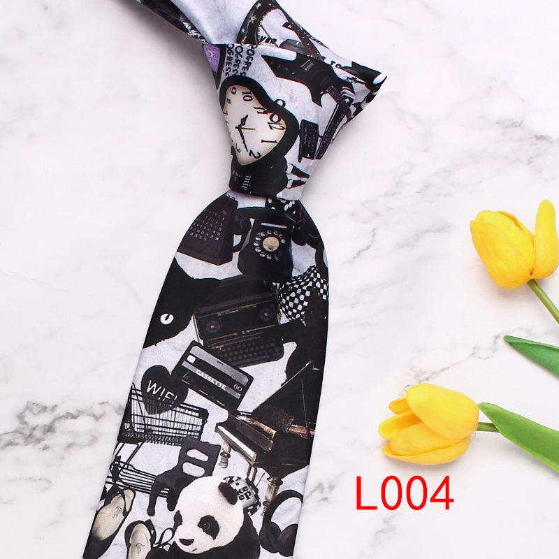 Rael Мужской галстук Деловой галстук из полиэстера Галстук с мультяшным персонажем Свадебный Повседневный галстук