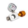 CGA320 Quick Connect Adaptor Refill Station with Pressure Gauge for Sodastream Art Terra Cylinder