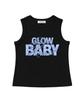 PAGESIISII Glow Baby Print Basic Sleeveless Black
