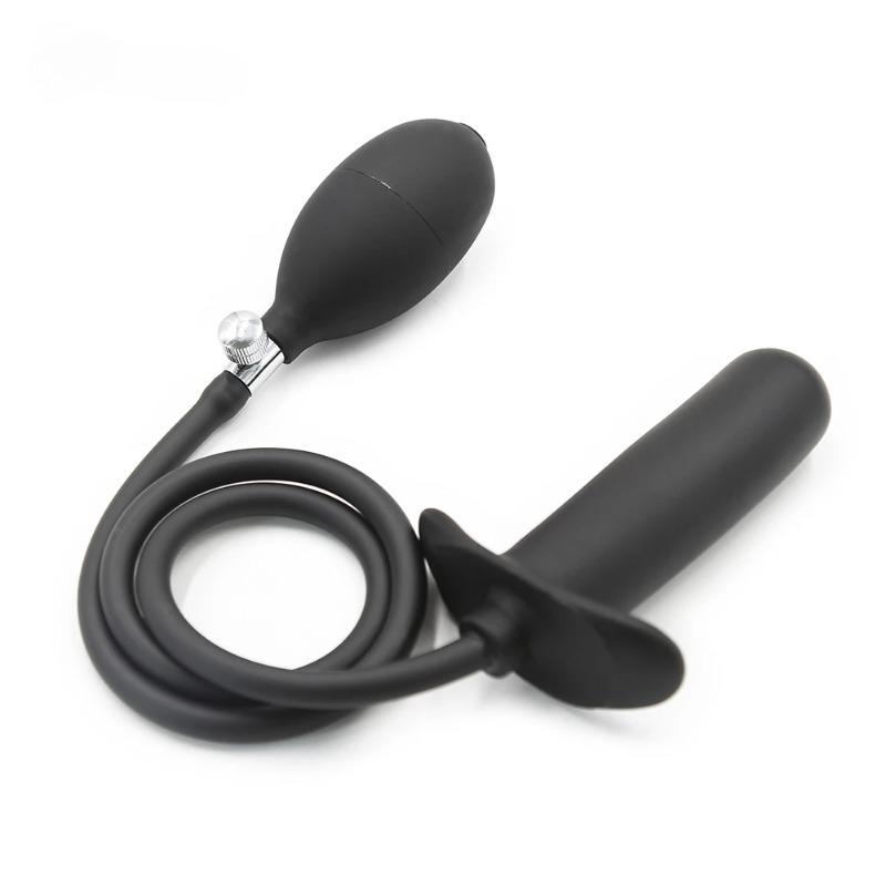 Thierry Silicone Inflatable Anal Plug – Expandable Butt Plug with Pump for Women & Men | Adult Anal Dilator Toy