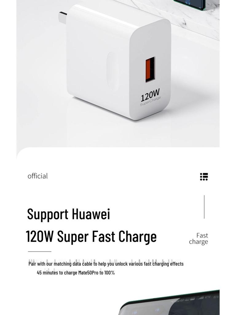 6A Super Fast Charging Cable for Honor & Huawei, 66W Type-C