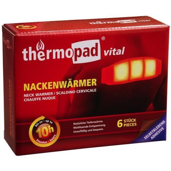 Thermopad Chauffe Nuque, Adhésif, Chaleur Naturelle Jusquà Environ 8 Heures, Activée Par Lair, 6 Pièce