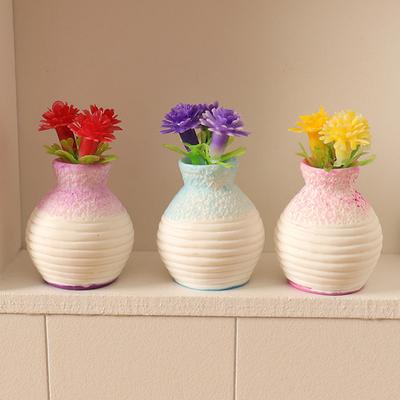 1:12 jarrones antiguos en miniatura para casa de muñecas, arreglos florales, botellas, boca pequeña, jarrón vacío, decoración para el jardín del hogar, accesorios para casa de muñecas