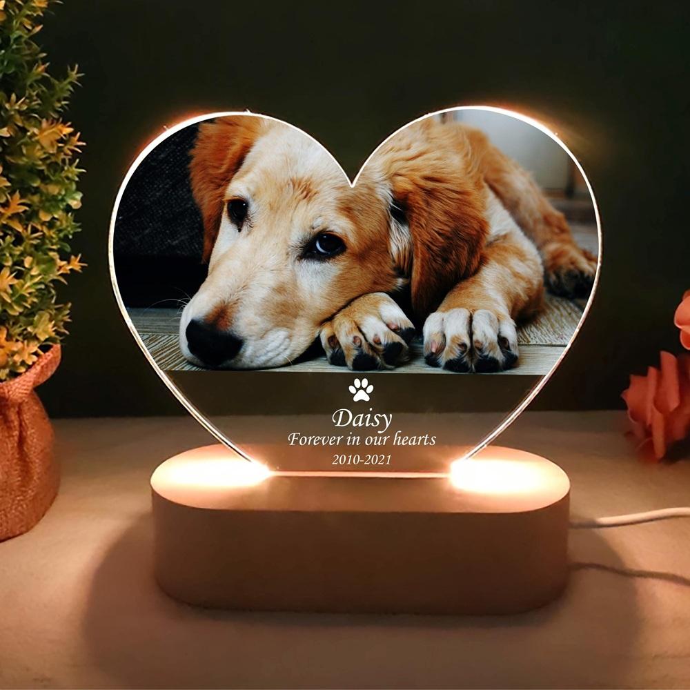 

Personalized Pet Loss Gift Custom Dog Photo Card Commemorative Keepsake Unique Tribute With Custom Photo Pet Cat Dog Memorial Add your design