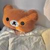 60Cm Rilakkuma Plush Pillow Soft Fluffy Stuffed Bear Doll Cushion Backrest For Bedroom Sofa Bedside Cute Birthday Gift For Girls