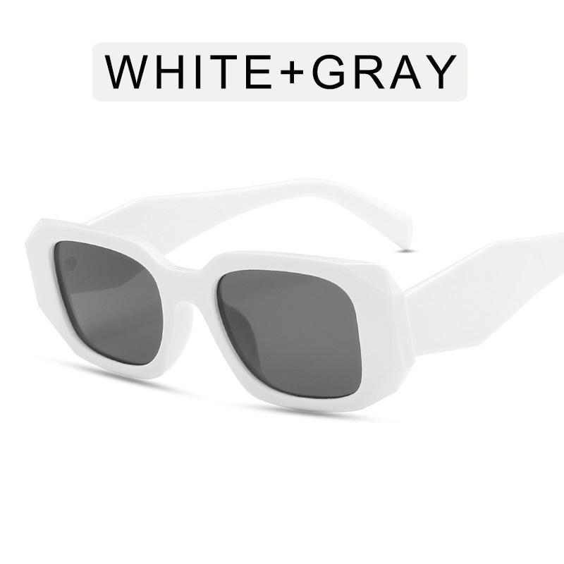 

Brand Designer Women Sunglasses Vintage Ladies Irregular Square Sun Glasses Men Women UV Protection Outdoor Shades Eyewear only 1pcs sunglasses
