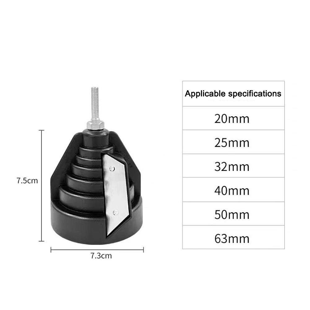 20-63mm PVC PE Pipe Chamfer Tool Cone Deburring Tool For Plastic Pipe Quick Efficient Pipe Cutter PVC Deburring Tool