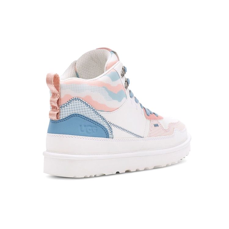 UGG Highland Hi Cali Collage High-Top Sneakers Women Sneakers Rainbow Sky-Blue 1120000-PSTR