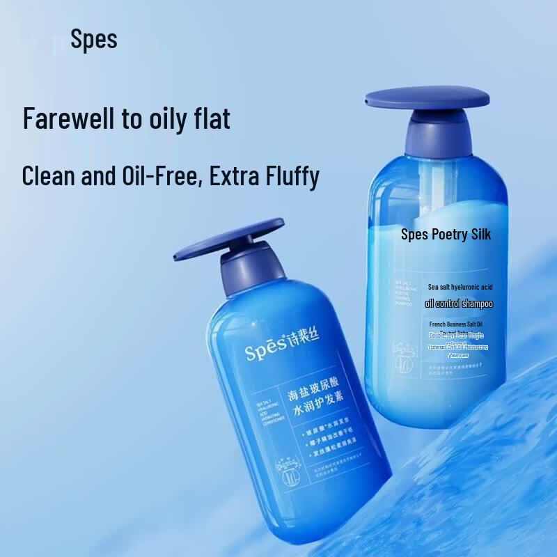 Spes Sea Salt Hyaluronic Acid Hair Care Set with Dry Shampoo
