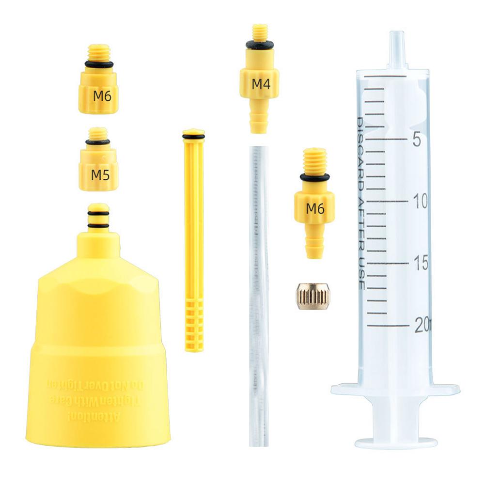 Road Bicycle Bleeding Kit Hydraulic Disc Brake Bleed Kit Tool 9-piece/ 11-piece Compatible For Brake Oil Bleed Tool System Use Mineral Oil Brake Tools 9-piece set