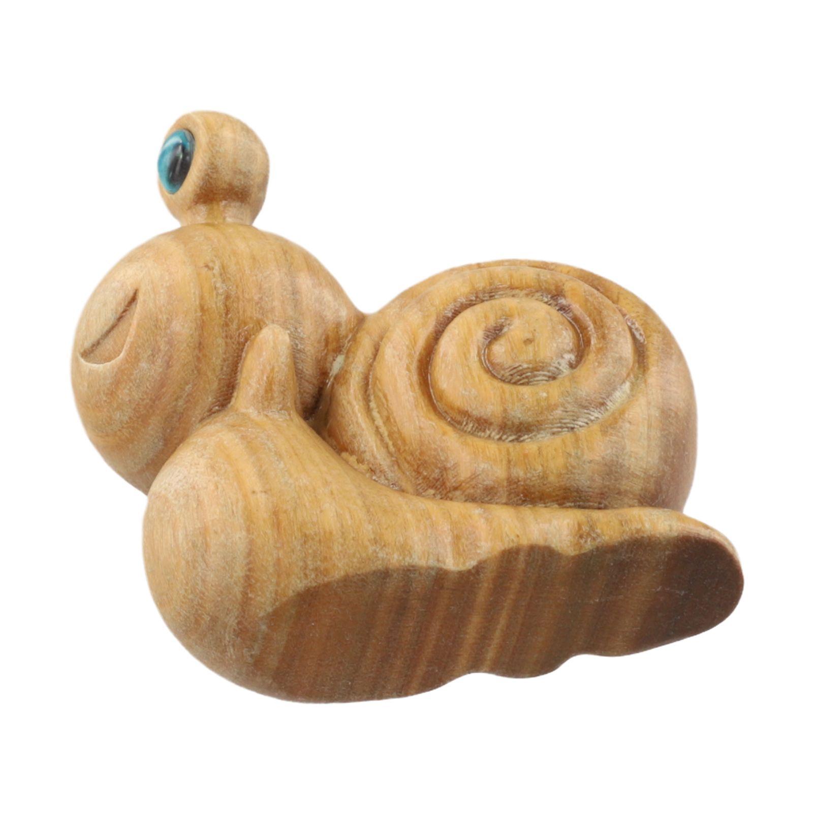 

Small Green Sandalwood Snail Wood Carving Ornament Handcrafted Decorative Sculpture for Shelf and Desk Display China Mainland