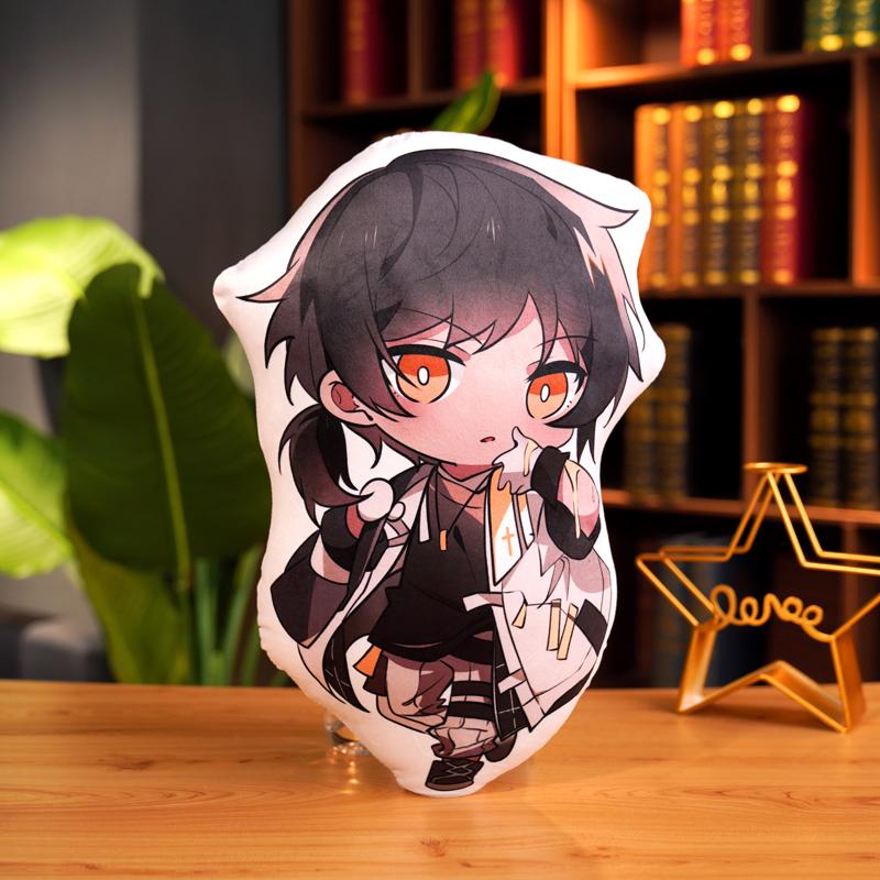 Non-Toxic 45Cm Arknights Pillow Game Amiya Lappland Gladiia Pillow Double Sided Printing Cushion Plushies Cute Fans Gifts Home Decoration