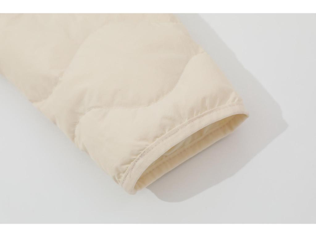 Kinder 2025 Winter Kragenlose Kurze Lockere Daunenjacke