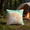MMizukiS Polyester Printed Pillow Cover Square 30 35 40 45 50 55 cm Soft for Sofa Bed Car Home Decor