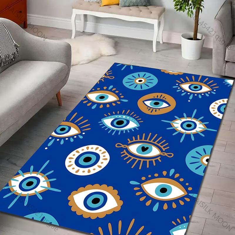 Multi-Size Aboriginal Eye Style Carpet for Living Room Bedroom Sofa Home Decor Non-slip Floor Mat Modern Rugs Fast Shipping