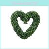 Aglatia Odorata Simulation Heart Shaped Flower Wreath Door Christmas Decoration