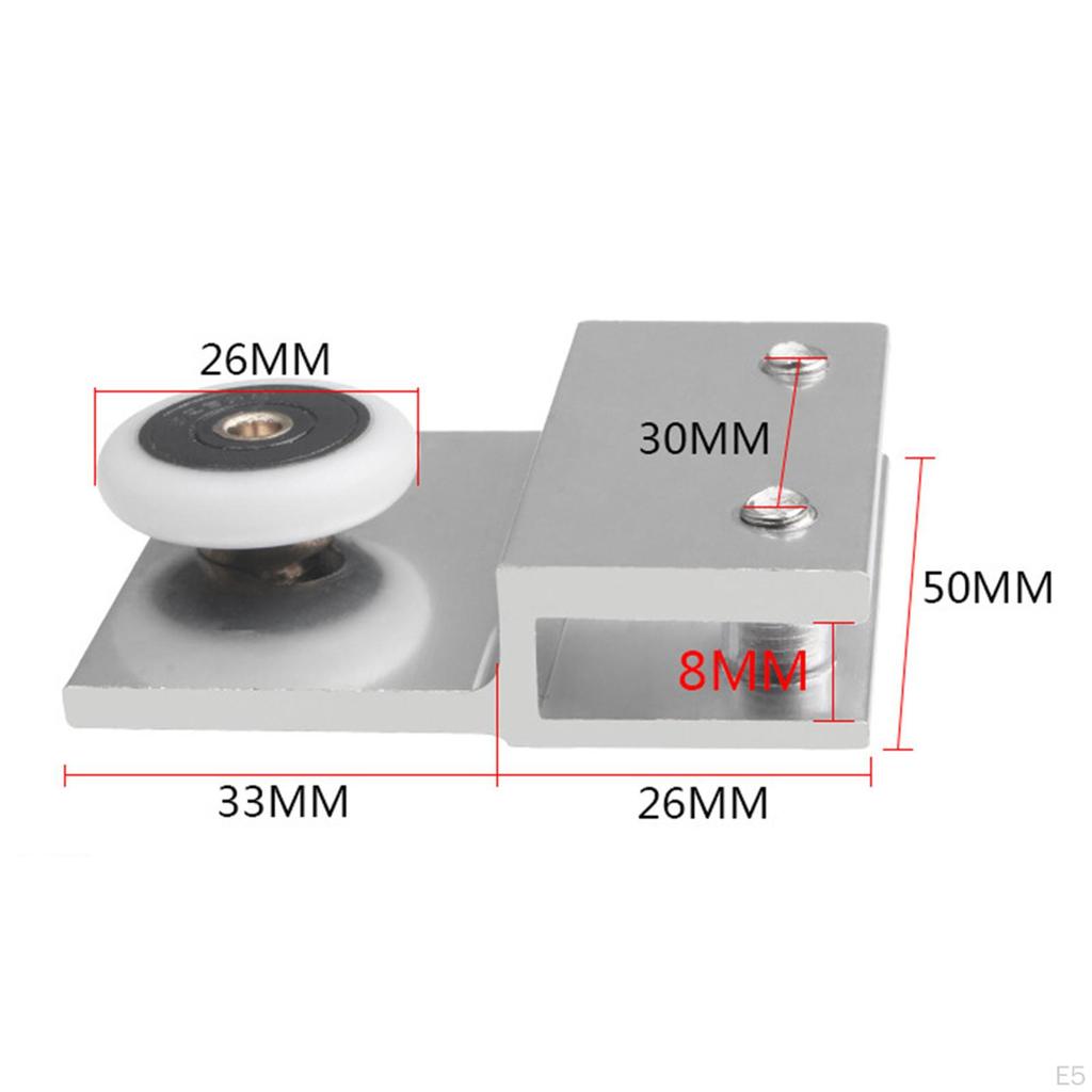 Sliding Door Rollers Replacement Pulley Bathroom Roller Runners Wheel Fixing Accessories Shower