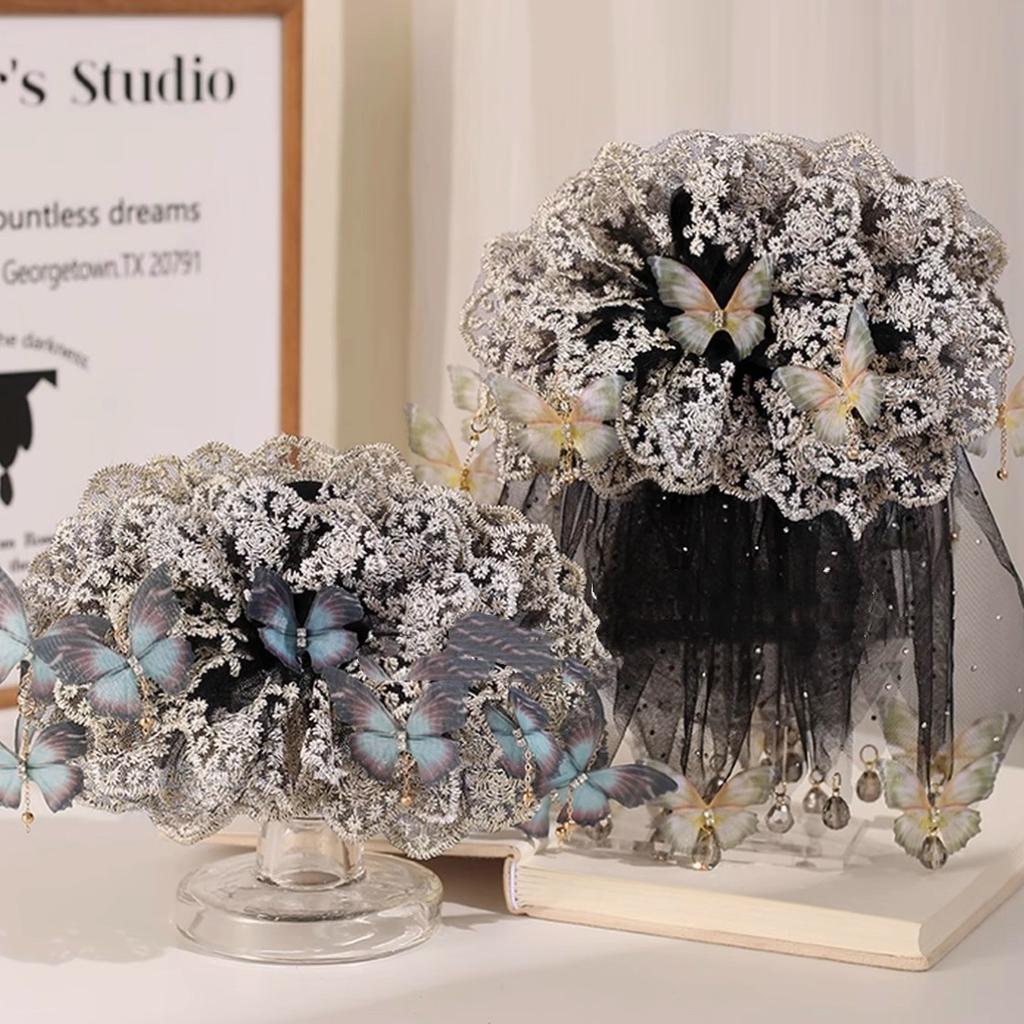 Fashion Big Hair Clip Trend Hairpins Butterfly Yarn Barrette Headband For Women Girl Korea Trend Hair Accessories Jewelry