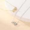 BELLA BOX I Love You 520 Gorgeous Elegant Pendant Necklace For Women Charm Wedding Engagement Gemstones Pearl Clavicle Chain Female Gifts