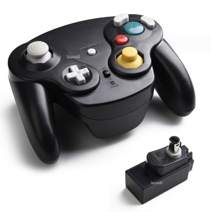 2.4G Wireless NGC Game Controller with Vibration, Compatible with Wii Console, Multi-Color Options