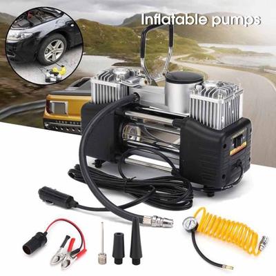Compressor de ar portátil, ampla aplicação, resistente, 12V, 300W, 280PSI, inflador de pneu de carro para veículo