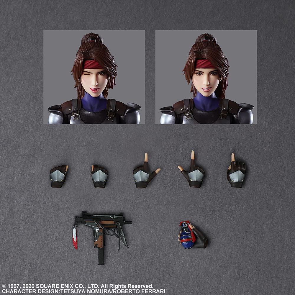 Final Fantasy VII Remake PLAY ARTS Kai Jessie PVC Painted Movable Figure