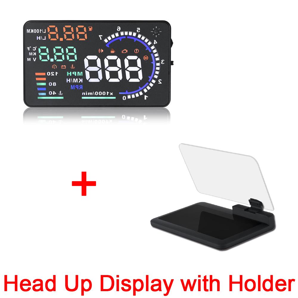 5.5'' OBD Car Head Up Display A8 Windshield Speed Projector For HUD Speed Water Temp RPM Voltage Digital Speedometer Gauge