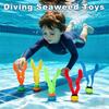 3PCS Artificial Aquatic Plants Diving Seaweed Toys Underwater Training Toys For Boys Girls