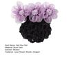 Hair Bun Net Elegant Lace Flower Hairpin Bun Cover Professional Hairstyle Hollow Out Lady Ballet Career Crochet Hairband Hair Accessories